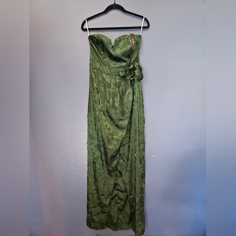Lulus Strapless Maxi Dress Large